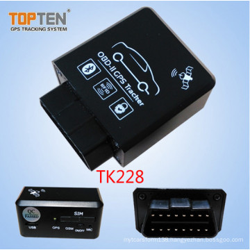 OBD2 Car GPS Tracker with Wireless Relay Stop Restore The Engine, Monitor Voice Tk228-Ez